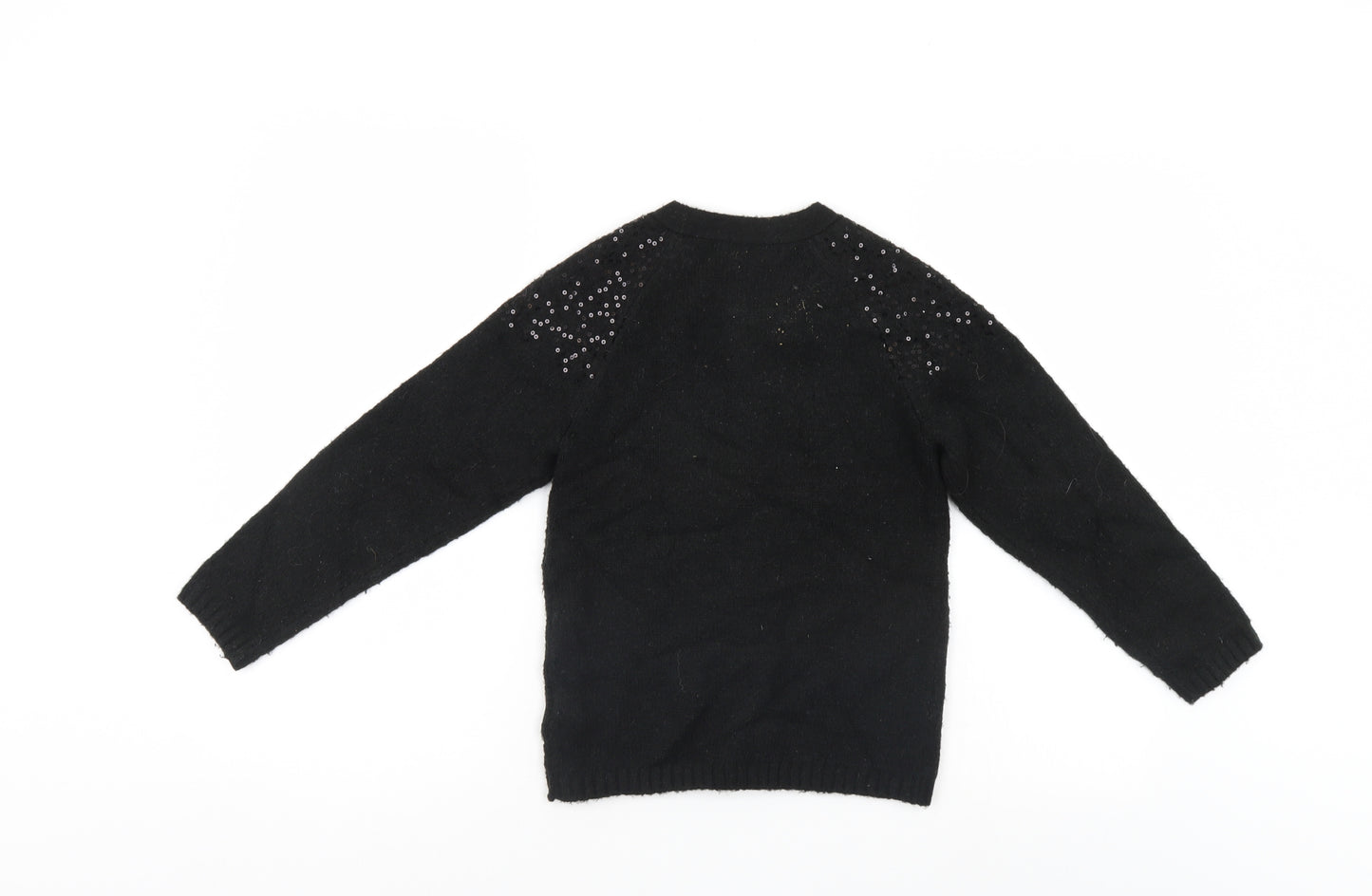 Abcd R Womens Black   Cardigan Jumper Size 8