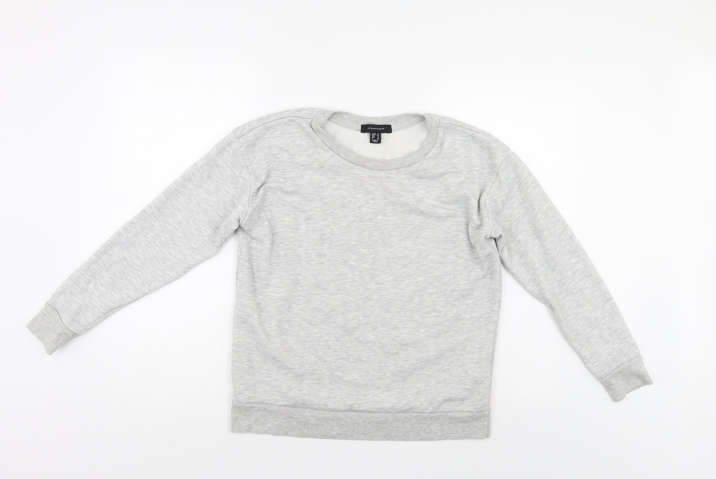Atmosphere Womens Grey   Pullover Sweatshirt Size 10