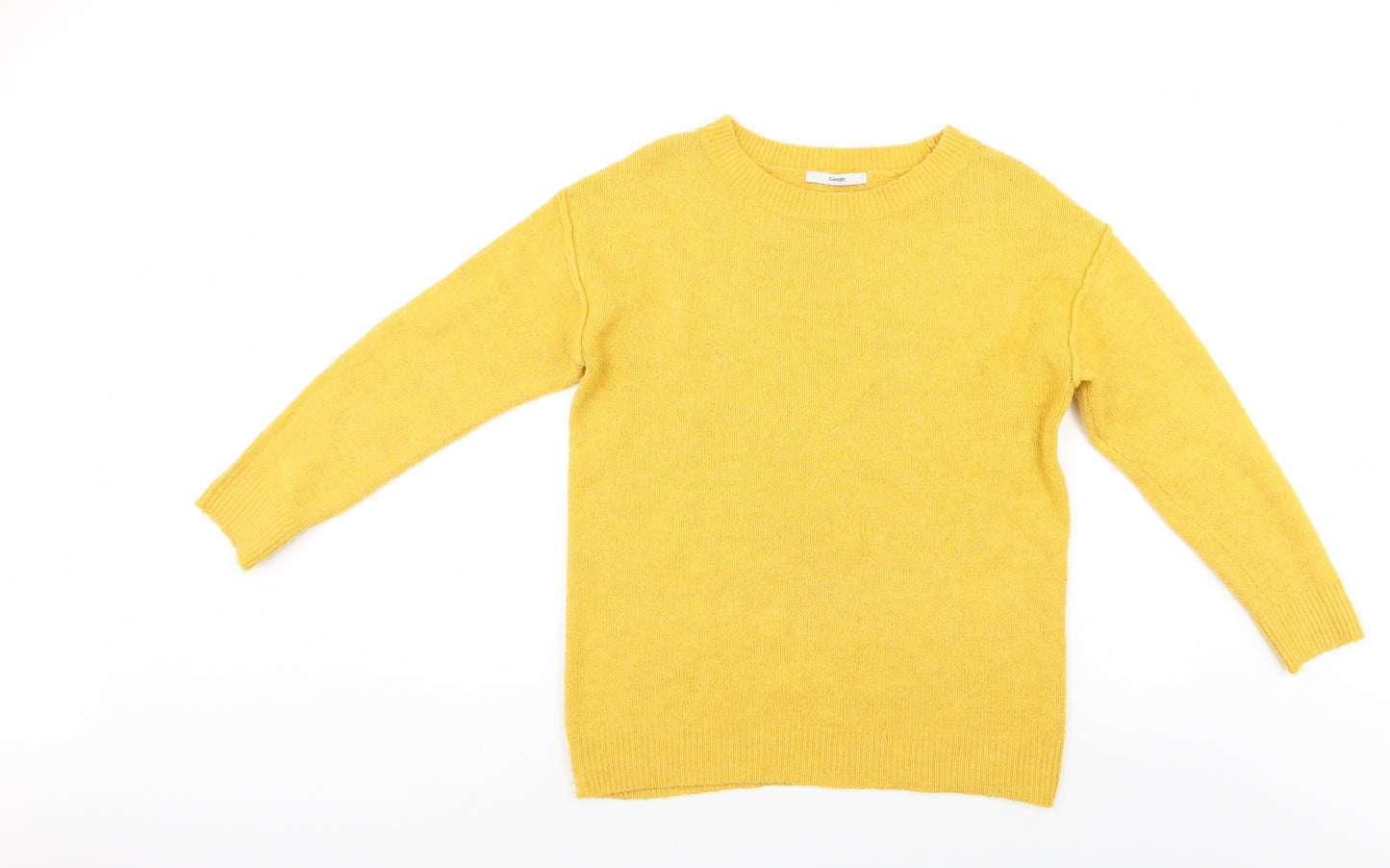 George Womens Yellow   Pullover Jumper Size 8