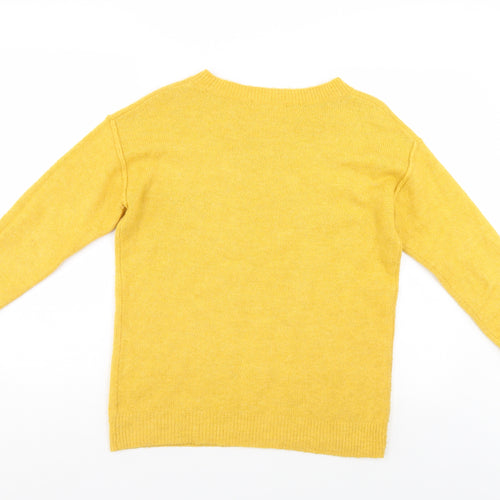 George Womens Yellow   Pullover Jumper Size 8
