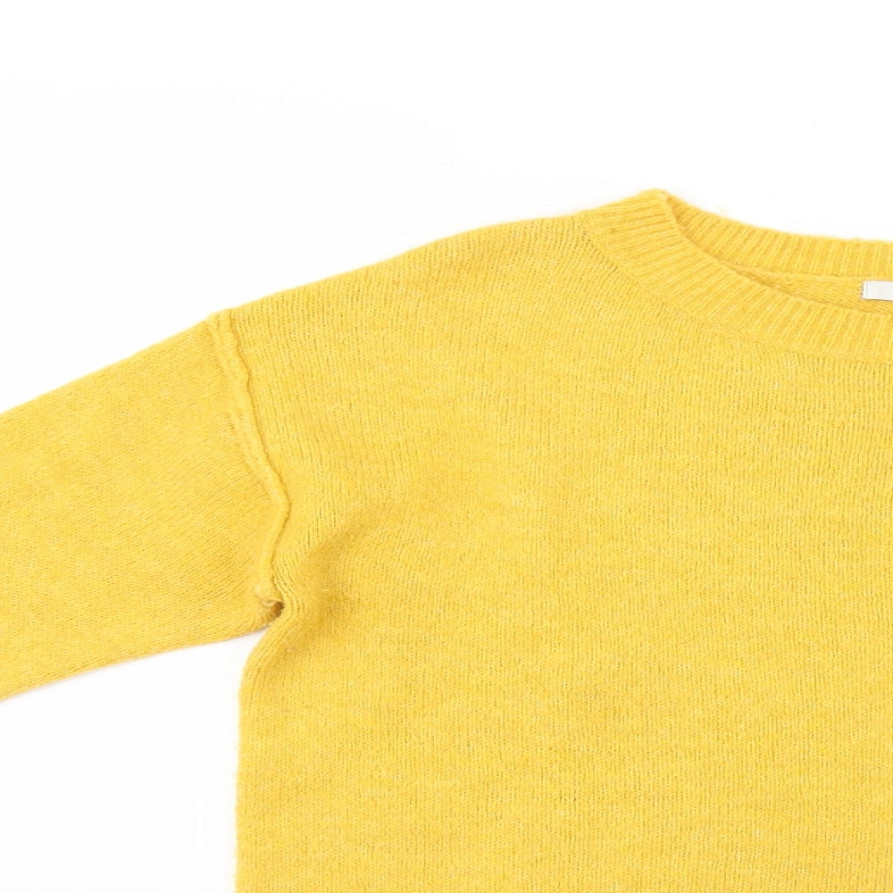 George Womens Yellow   Pullover Jumper Size 8