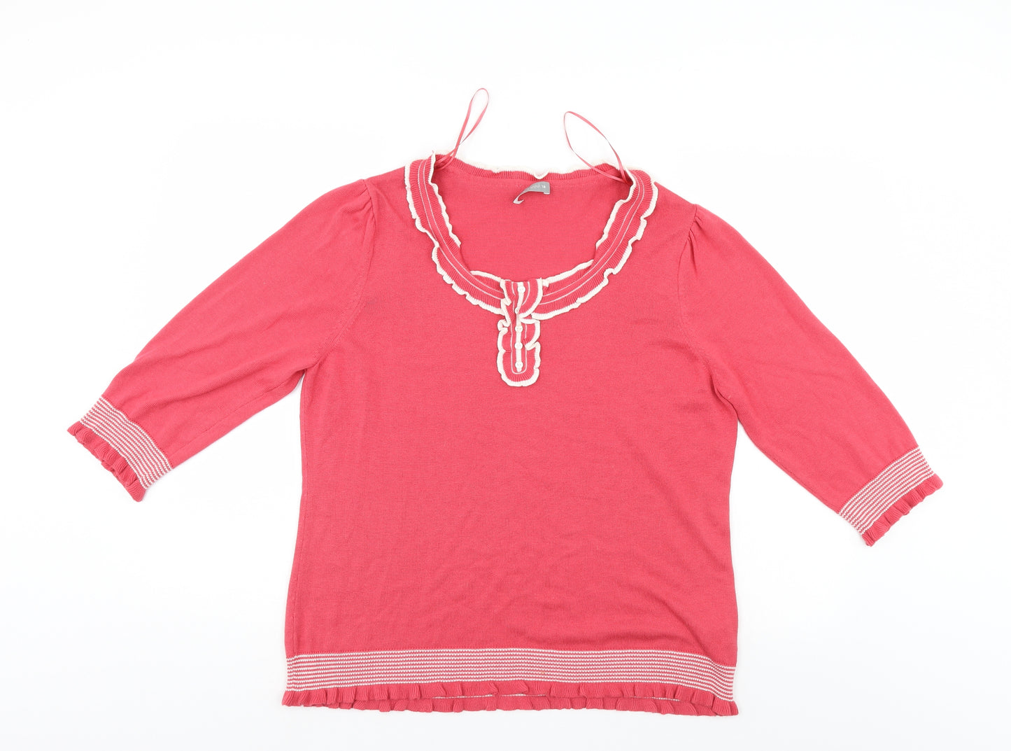 Per Una Womens Pink   Basic Blouse Size 18