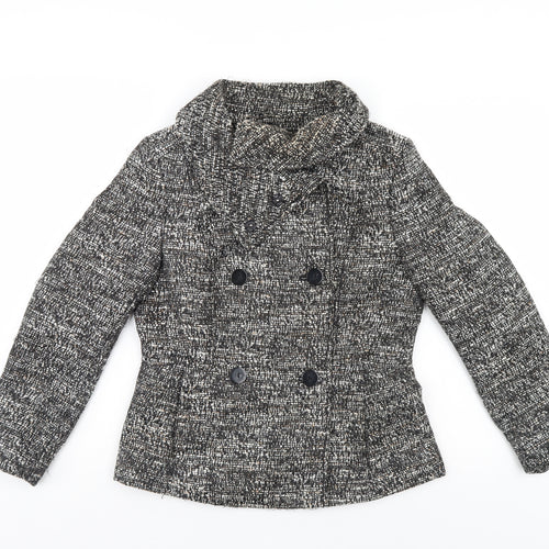 H&M Womens Grey   Jacket Blazer Size 8