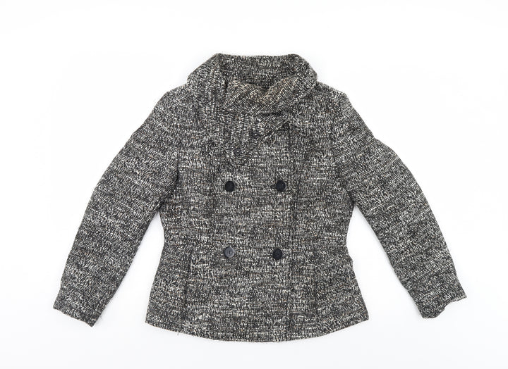 H&M Womens Grey   Jacket Blazer Size 8