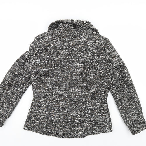 H&M Womens Grey   Jacket Blazer Size 8