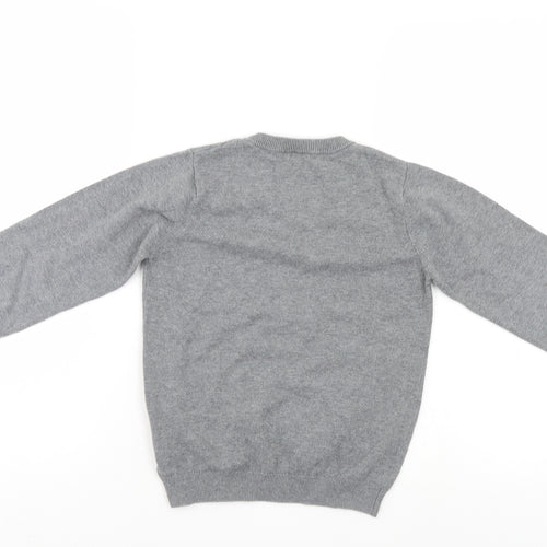 TU Girls Grey   Pullover Jumper Size 8 Years