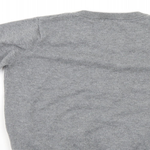 TU Girls Grey   Pullover Jumper Size 8 Years
