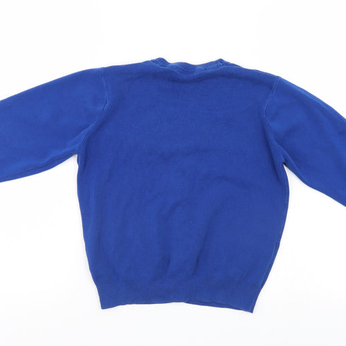 M&S Girls Blue   Cardigan Jumper Size 11-12 Years