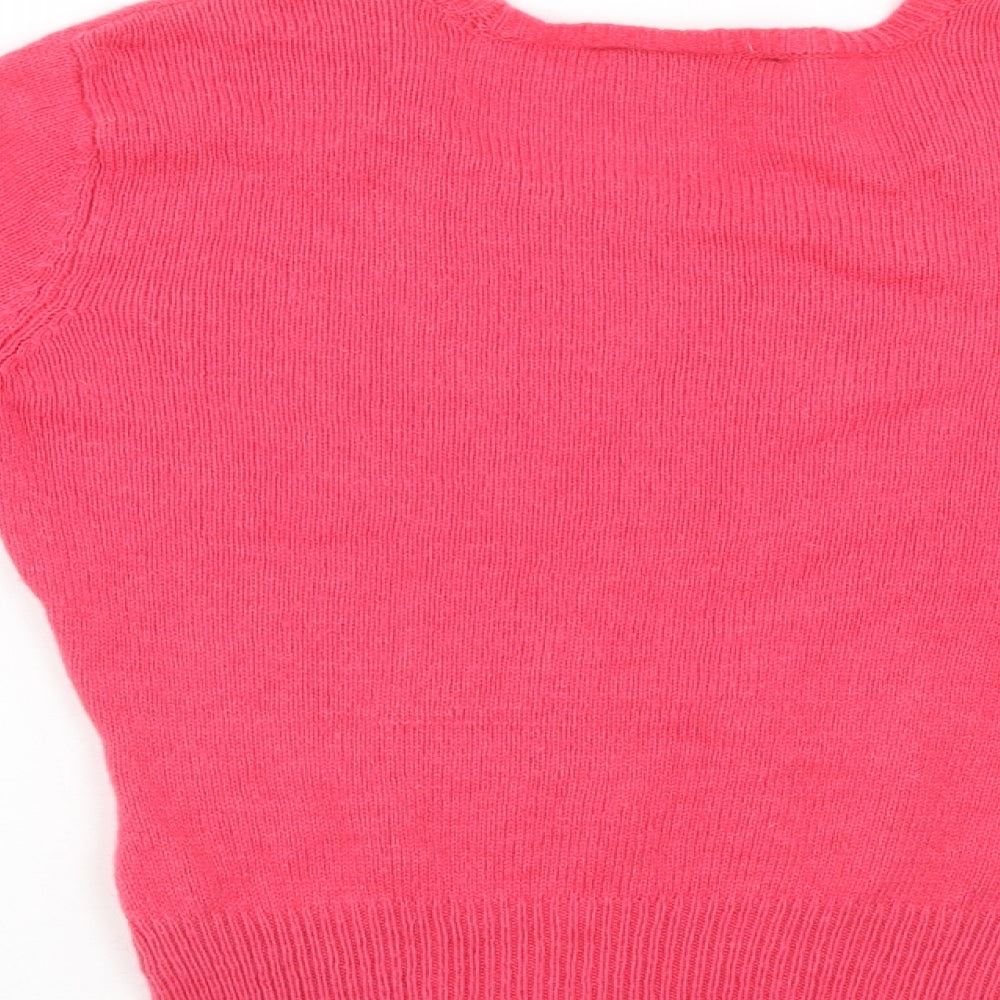 Miss Selfridge Womens Pink   Pullover Jumper Size 12