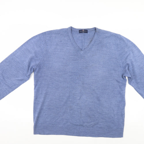 Blue Harbour Mens Blue   Pullover Jumper Size L