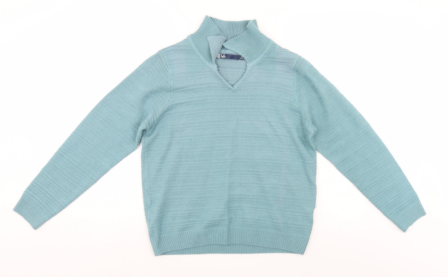 Isle Womens Blue   Pullover Jumper Size 14