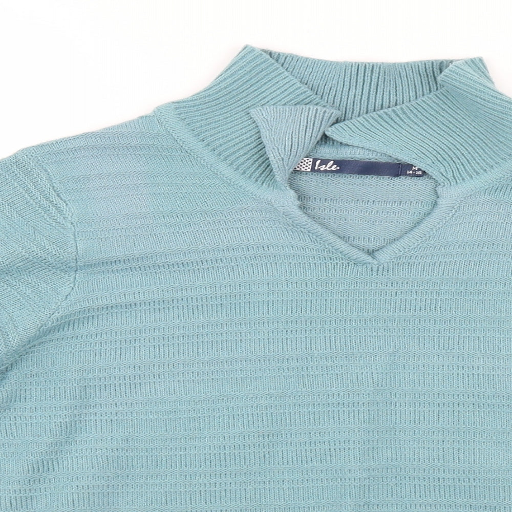 Isle Womens Blue   Pullover Jumper Size 14