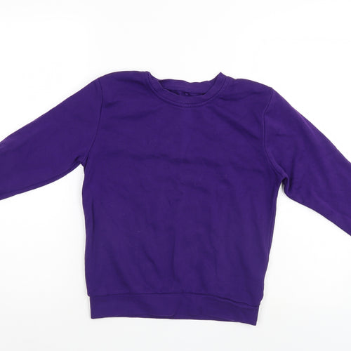 George Boys Purple   Pullover Sweatshirt Size 8-9 Years