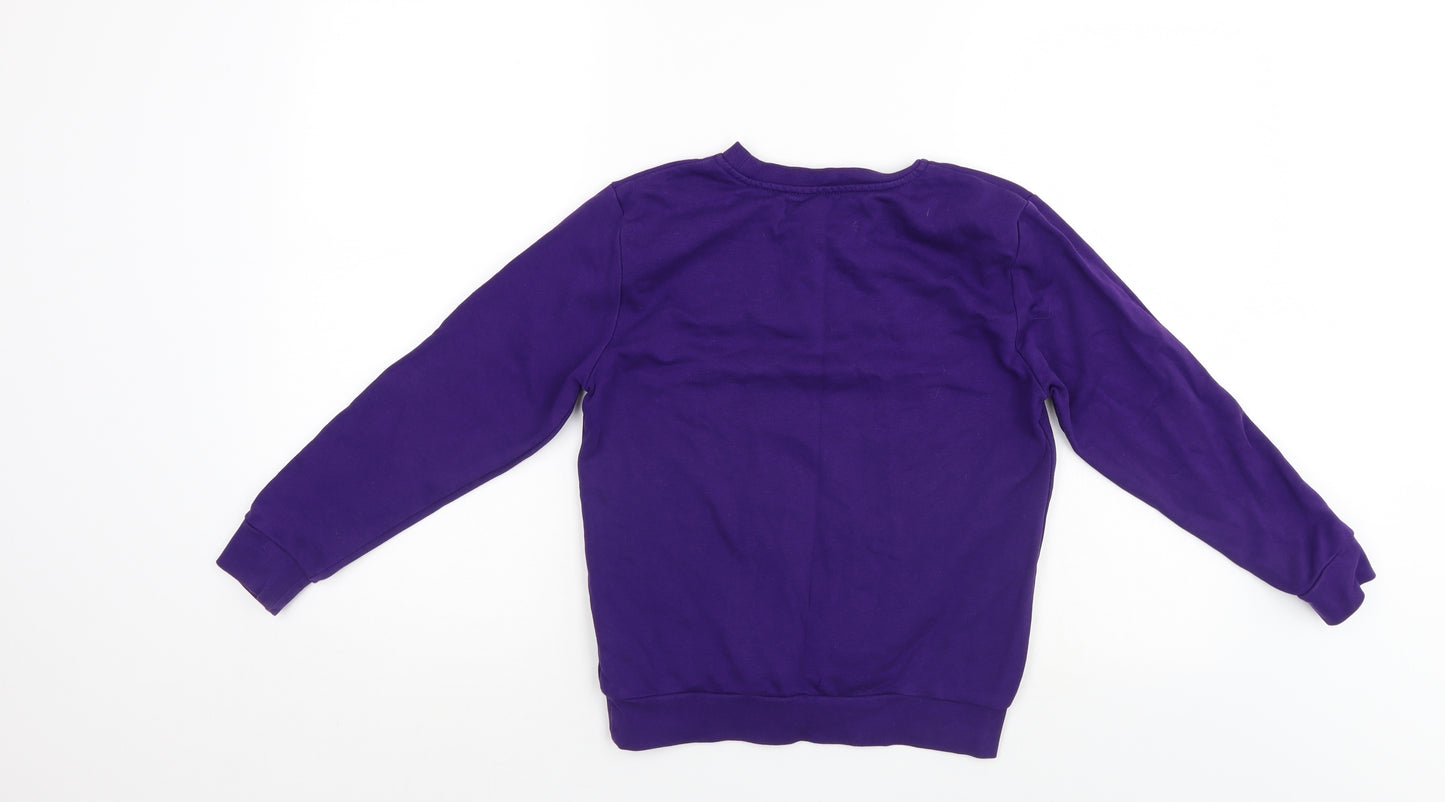 George Boys Purple   Pullover Sweatshirt Size 8-9 Years