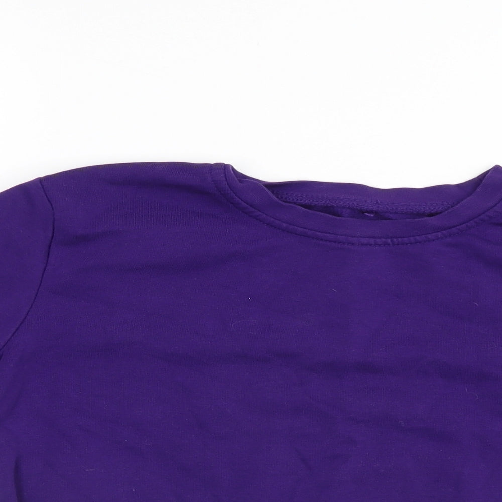 George Boys Purple   Pullover Sweatshirt Size 8-9 Years