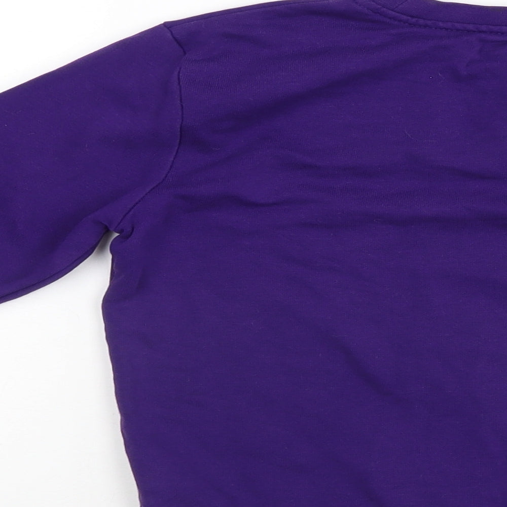 George Boys Purple   Pullover Sweatshirt Size 8-9 Years