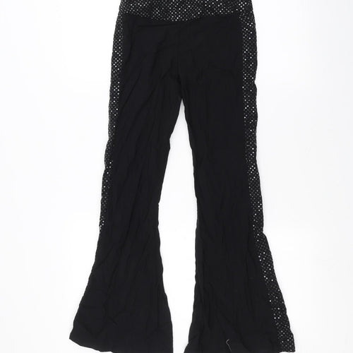 Preworn Womens Black   Rain Trousers Trousers Size 28 in L28 in