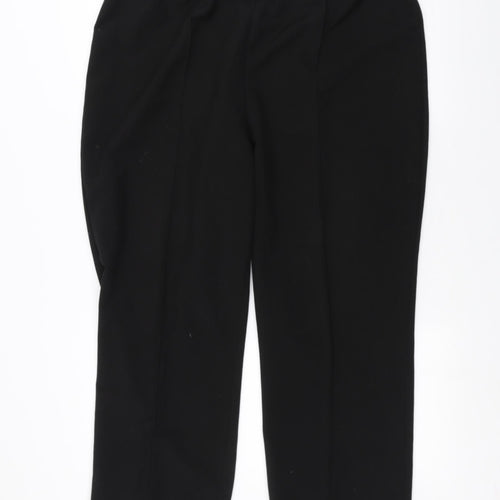 Vida Vi Womens Black   Trousers  Size 18 L21 in