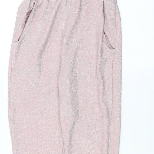 Preworn Womens Pink   Trousers  Size L L25 in