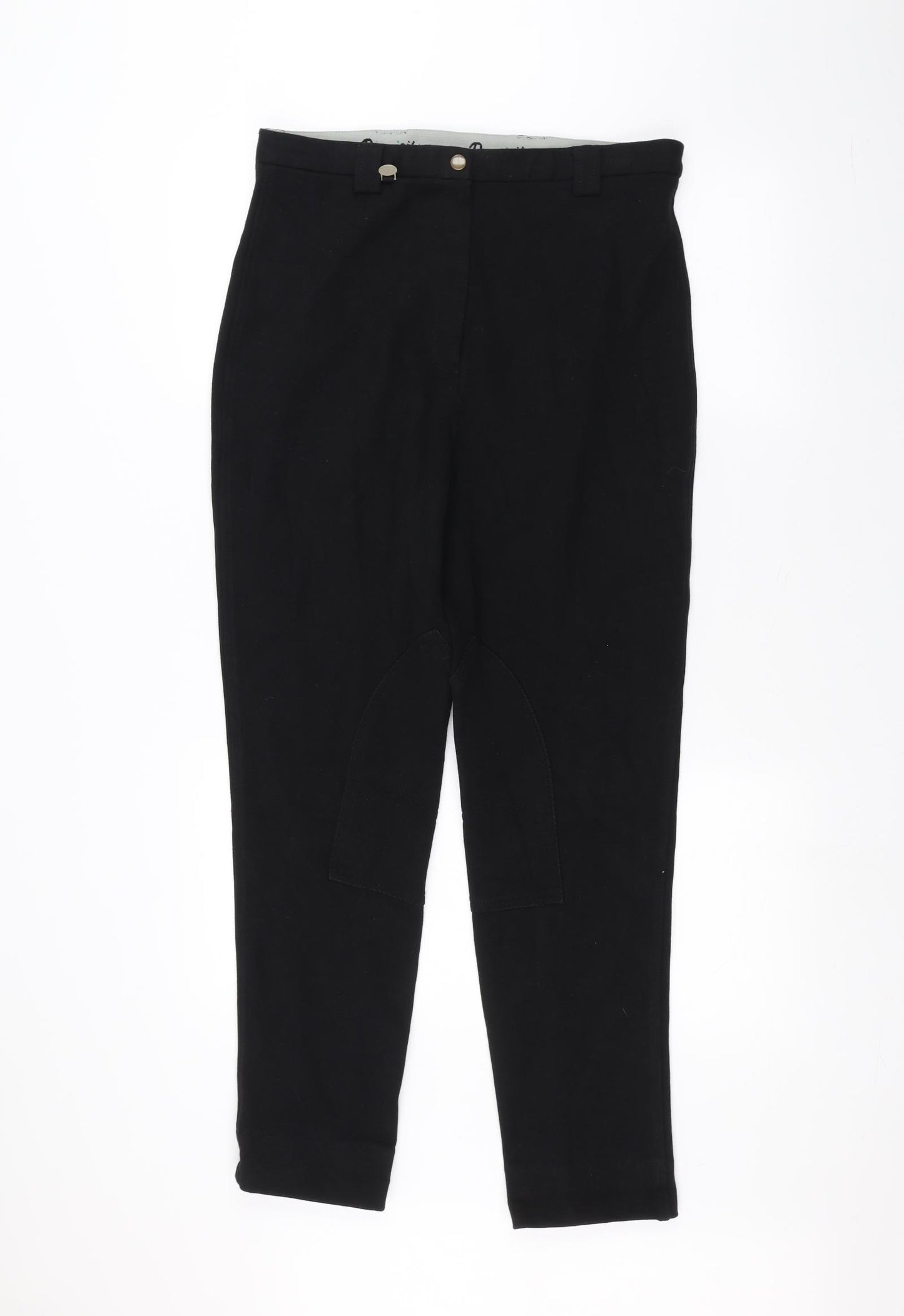 Preworn Womens Black   Trousers  Size 32 in L30 in