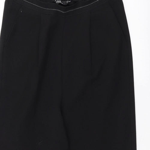 BM Womens Black   Trousers  Size 12 L22 in