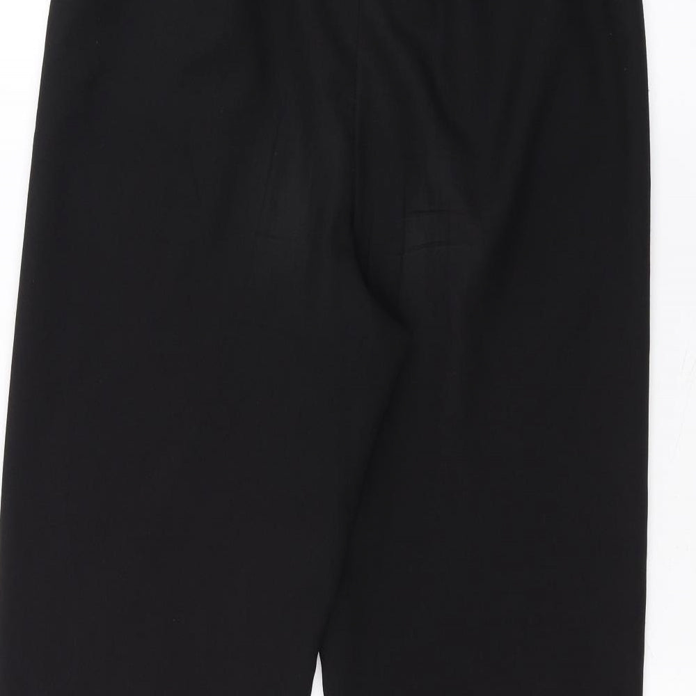 BM Womens Black   Trousers  Size 12 L22 in