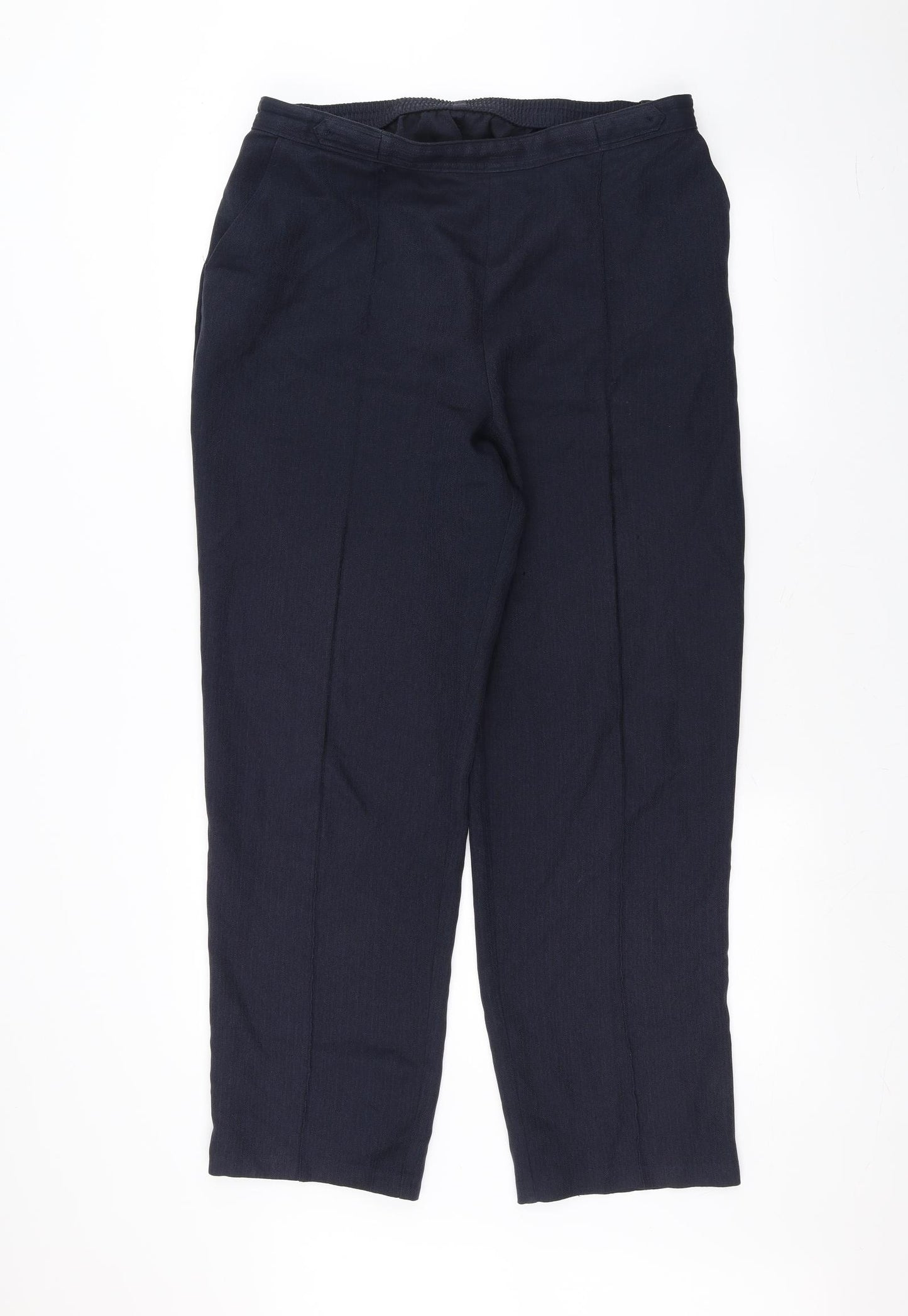 Marks and Spencer Womens Blue   Trousers  Size 16 L24 in