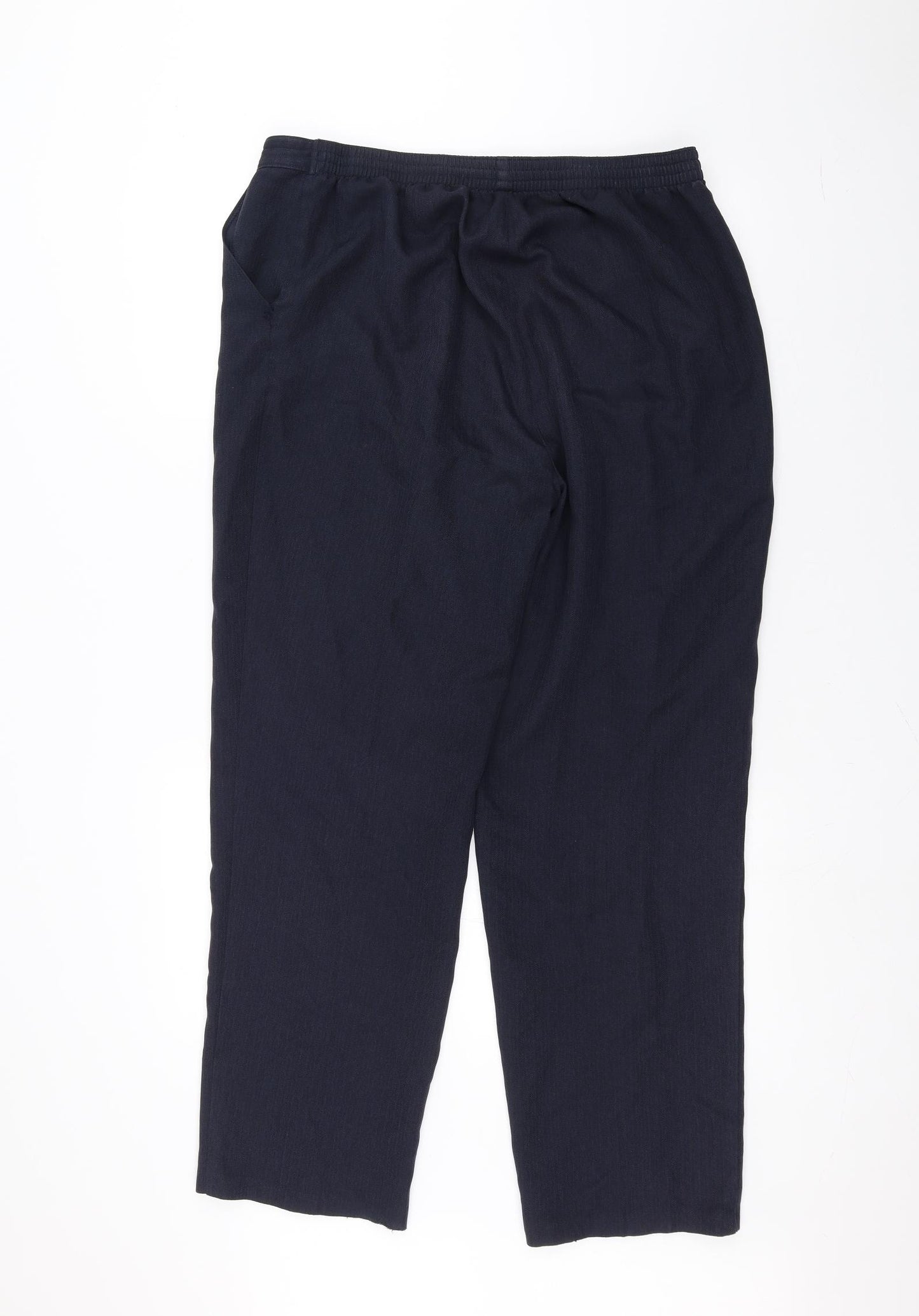 Marks and Spencer Womens Blue   Trousers  Size 16 L24 in