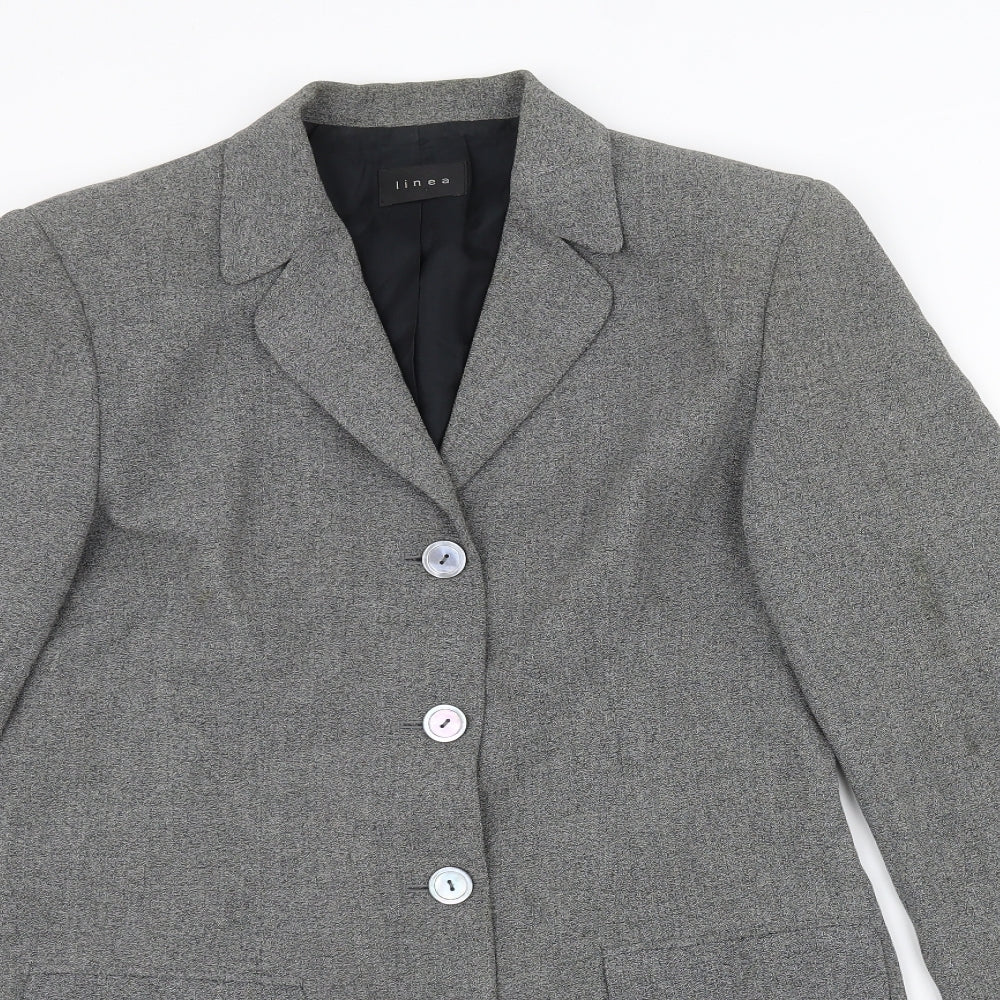 Linea Womens Grey   Jacket  Size 10