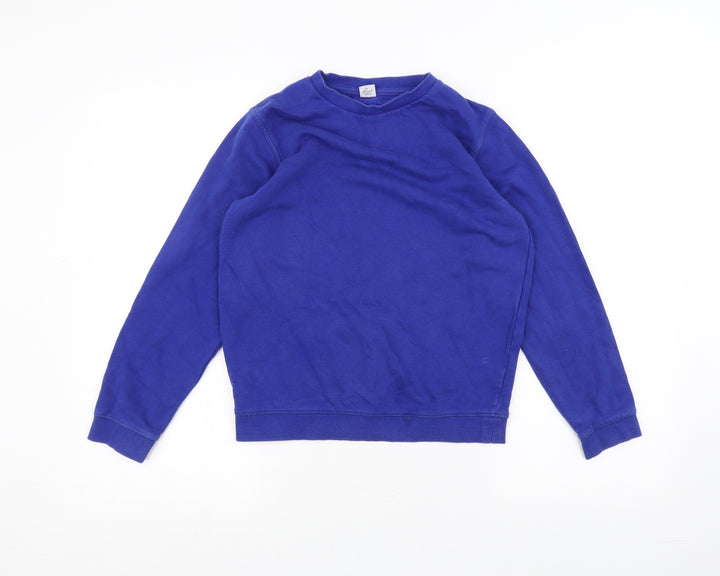 TU Boys Blue Pullover Jumper Size 10 Years