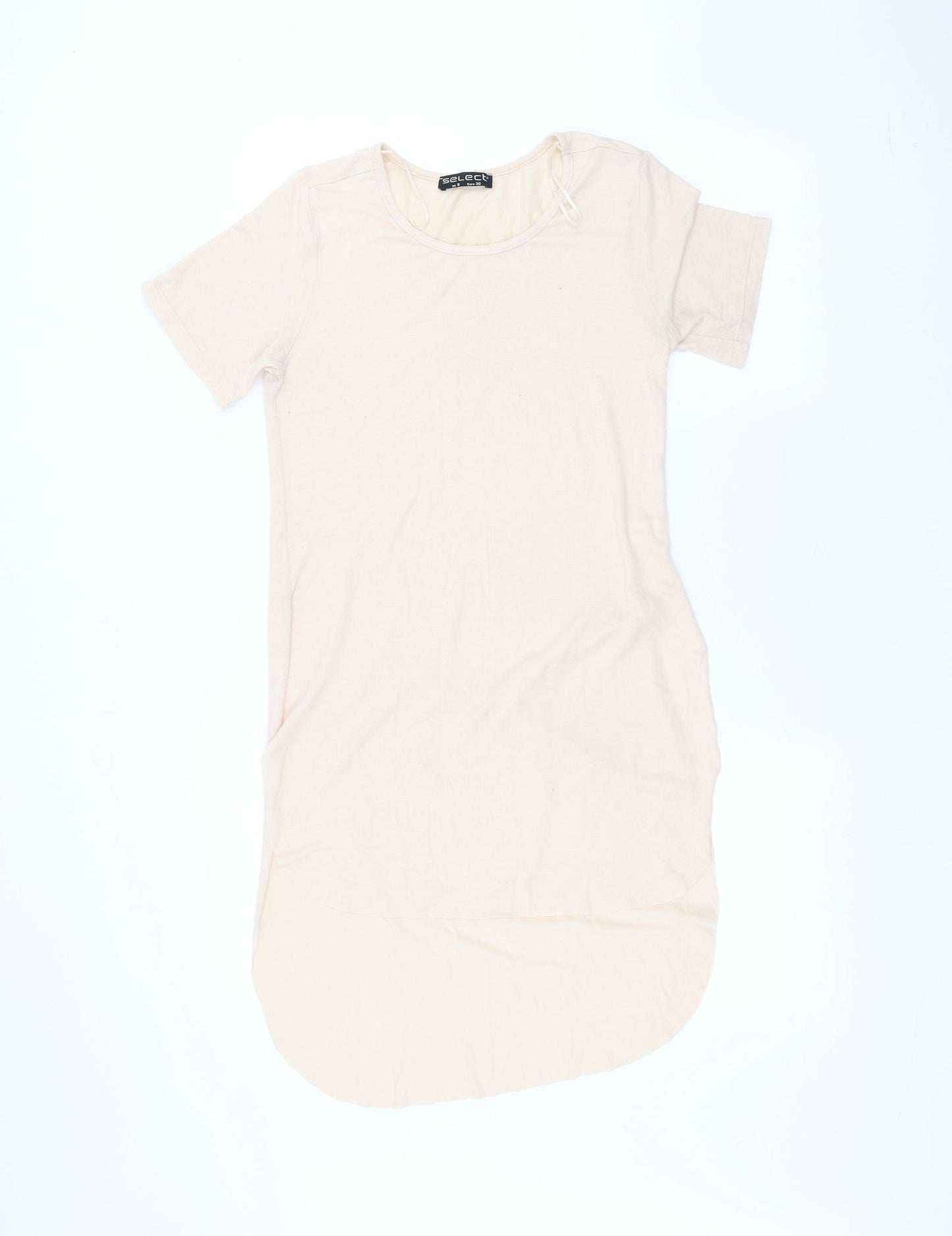 Select Womens Pink   Basic T-Shirt Size 8
