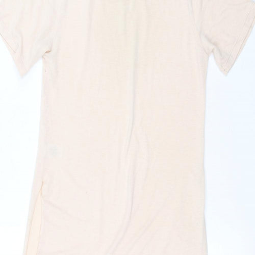 Select Womens Pink   Basic T-Shirt Size 8