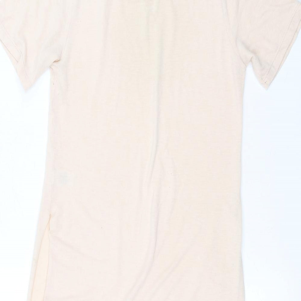 Select Womens Pink   Basic T-Shirt Size 8