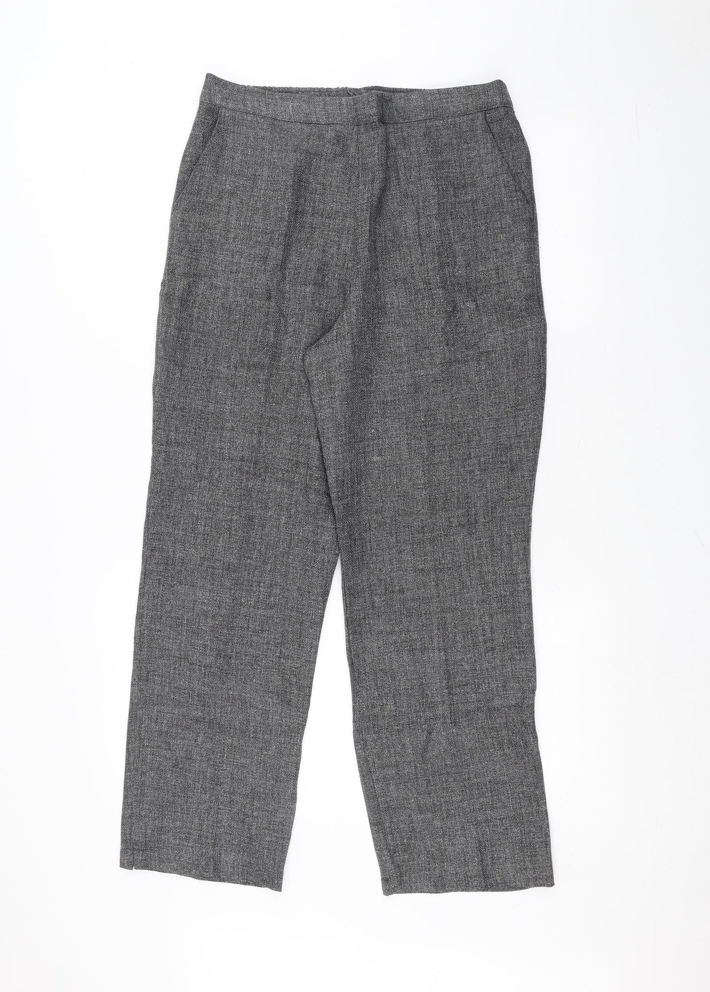 ARISTA Womens Grey   Trousers  Size 12 L27 in