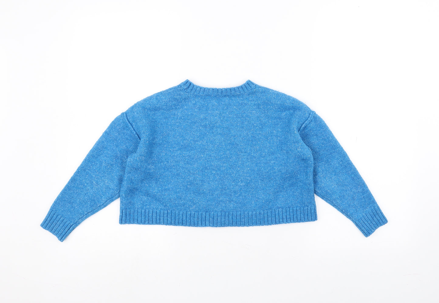 miss e-vie Girls Blue   Pullover Jumper Size 7-8 Years