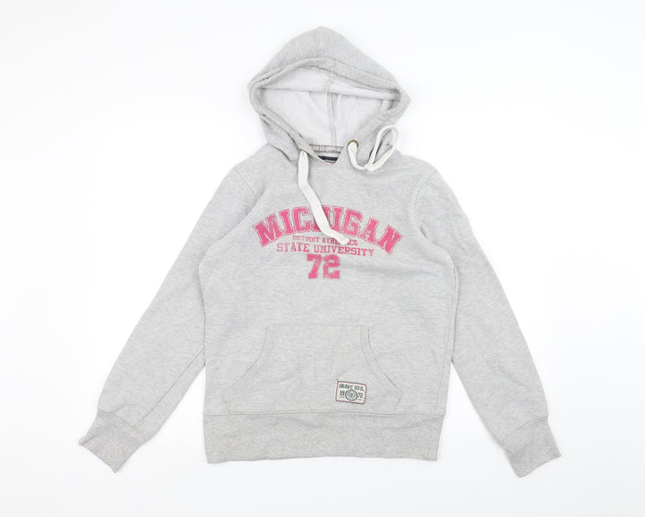 Brave Soul Womens Grey Pullover Hoodie Size M