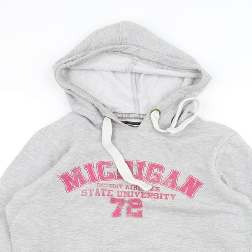 Brave Soul Womens Grey   Pullover Hoodie Size M