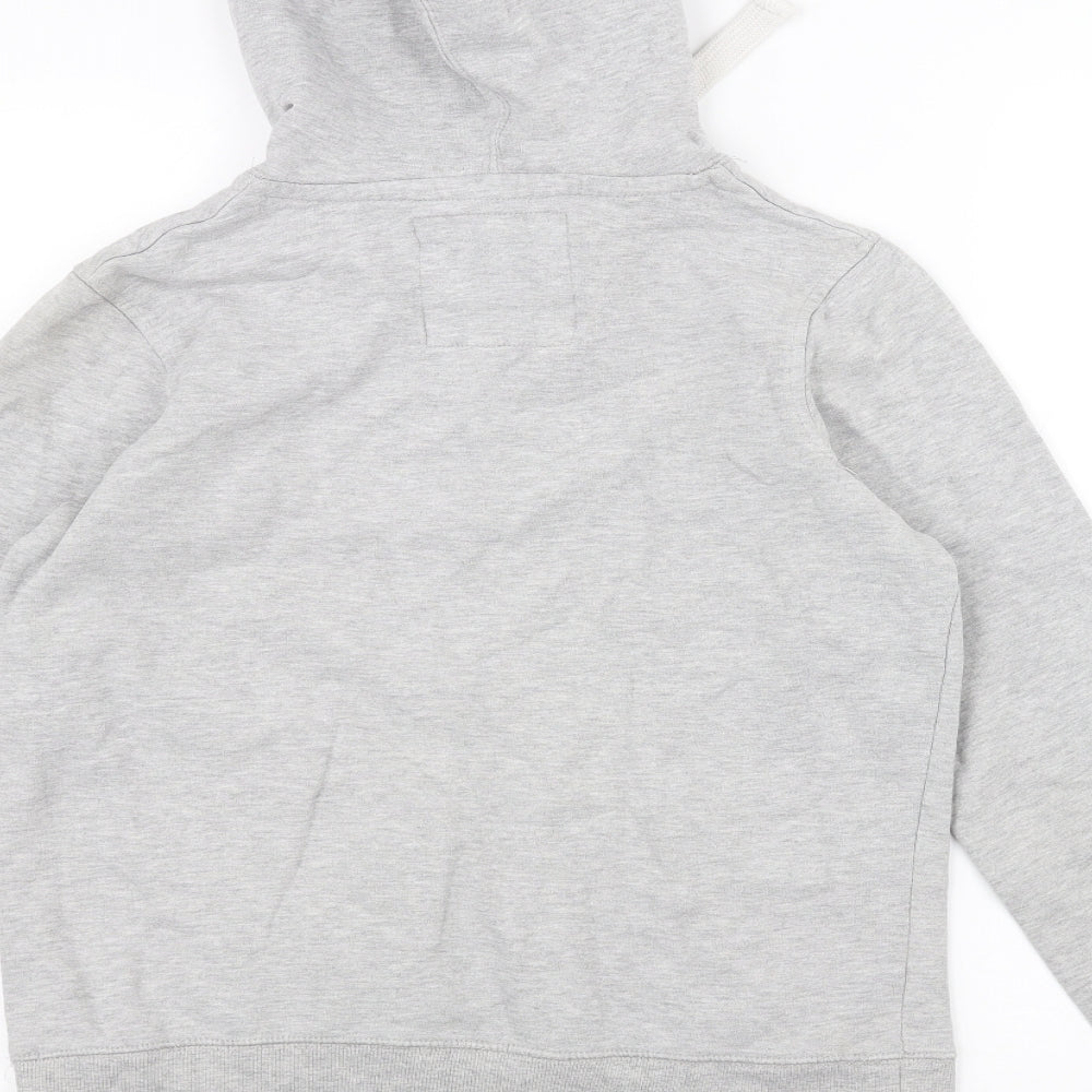 Brave Soul Womens Grey   Pullover Hoodie Size M