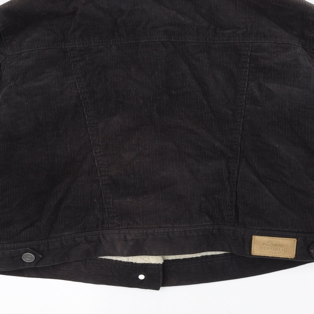 Pull&Bear Mens Black   Jacket  Size L