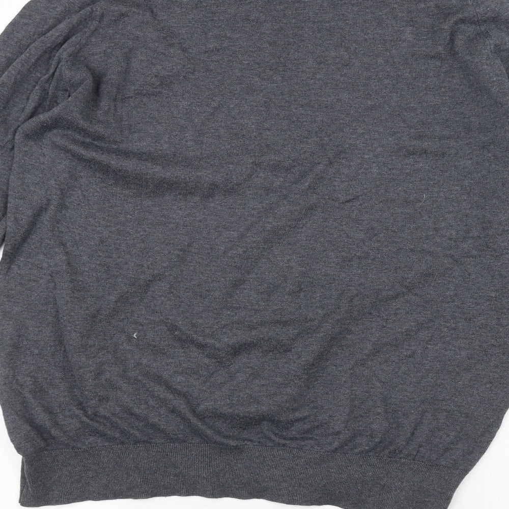 John Smedley Womens Grey   Basic T-Shirt Size M