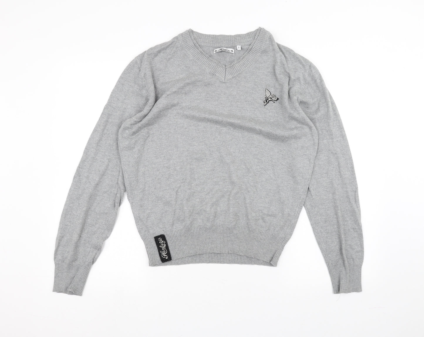 Henleys Womens Grey   Pullover Jumper Size M