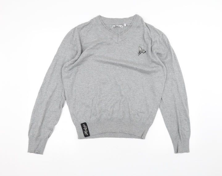 Henleys Womens Grey   Pullover Jumper Size M