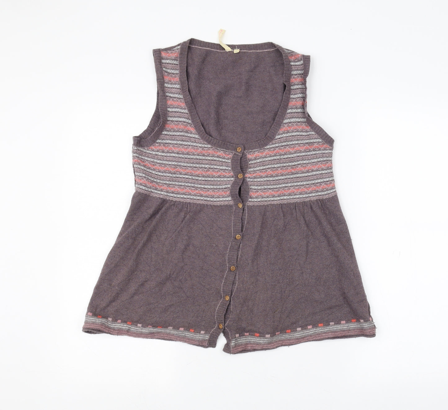 White Stuff Womens Brown   Cardigan Jumper Size 10