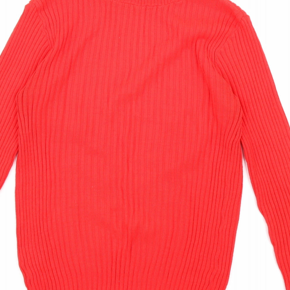 Wolsey Womens Red   Basic Blouse Size 14