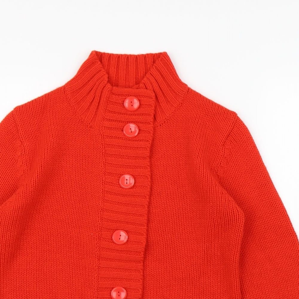 Papaya Womens Orange   Cardigan Jumper Size 8