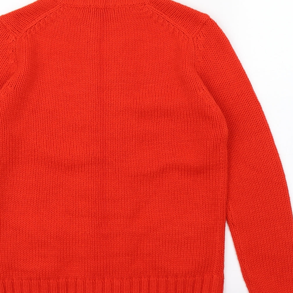 Papaya Womens Orange   Cardigan Jumper Size 8