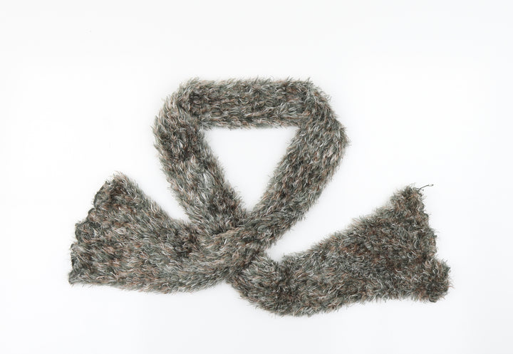 Preworn  Green  Knit  Scarf