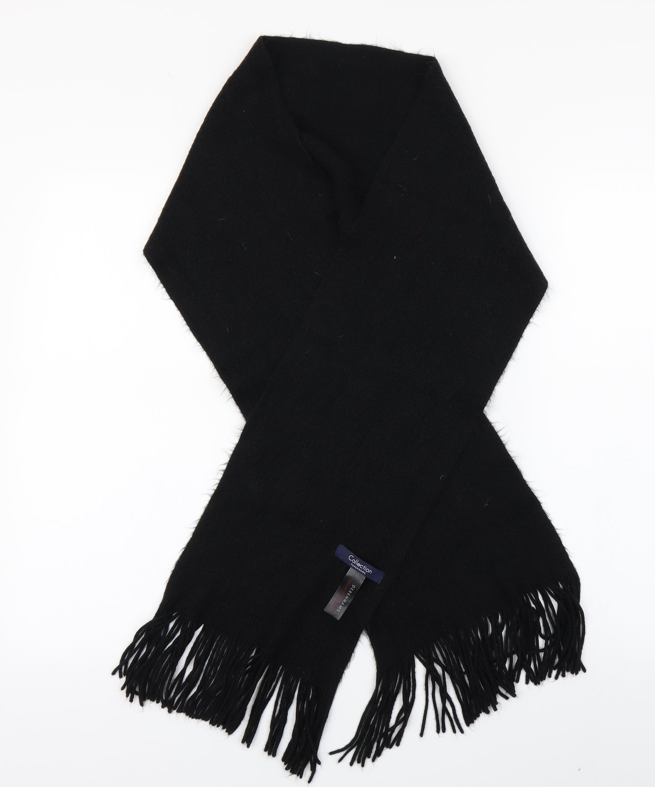 Debenhams Unisex Black  Knit  Scarf