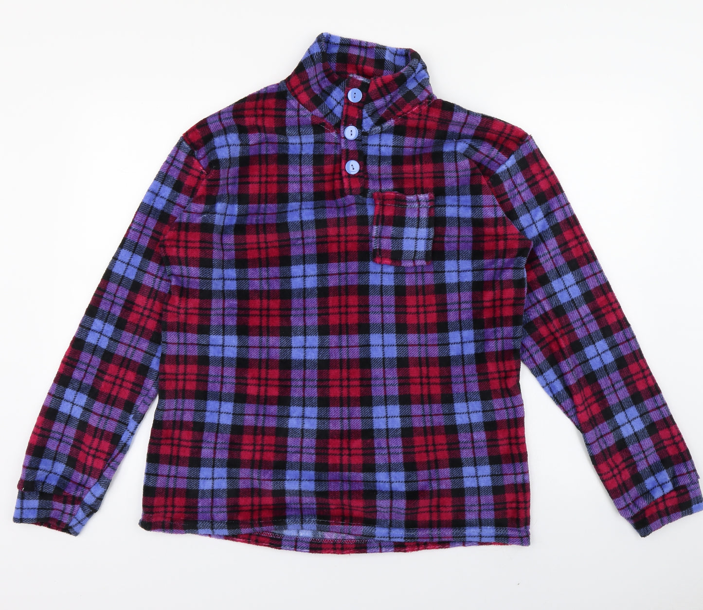 VIVY I PIGIAMA Mens Purple Check   Pyjama Top Size XL