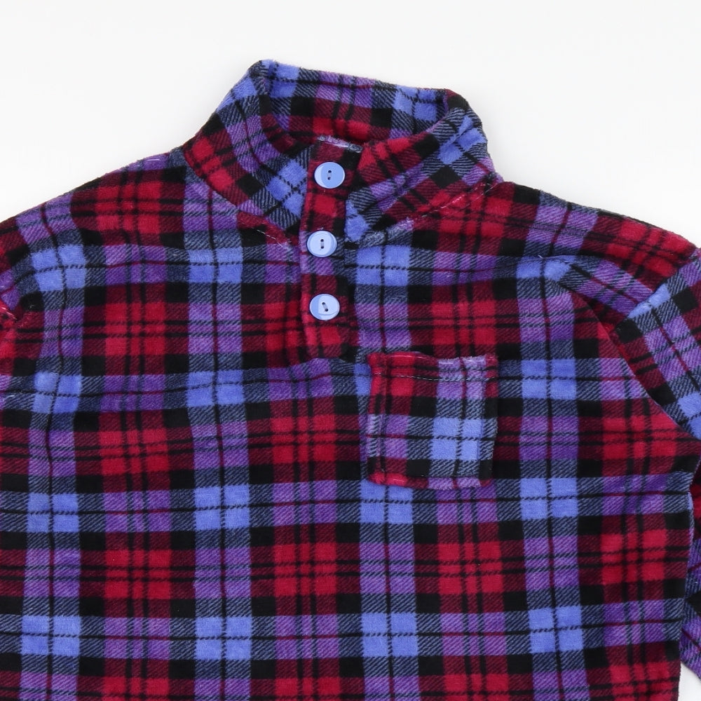 VIVY I PIGIAMA Mens Purple Check   Pyjama Top Size XL